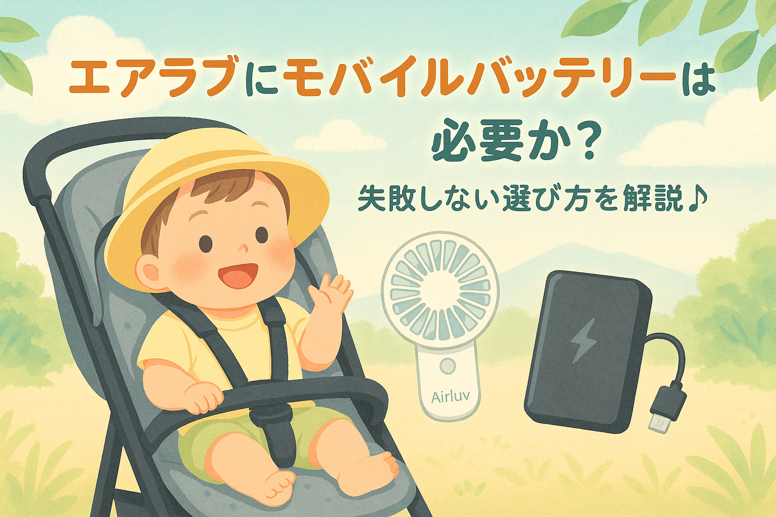 エアラブ モバイルバッテリー 必要か