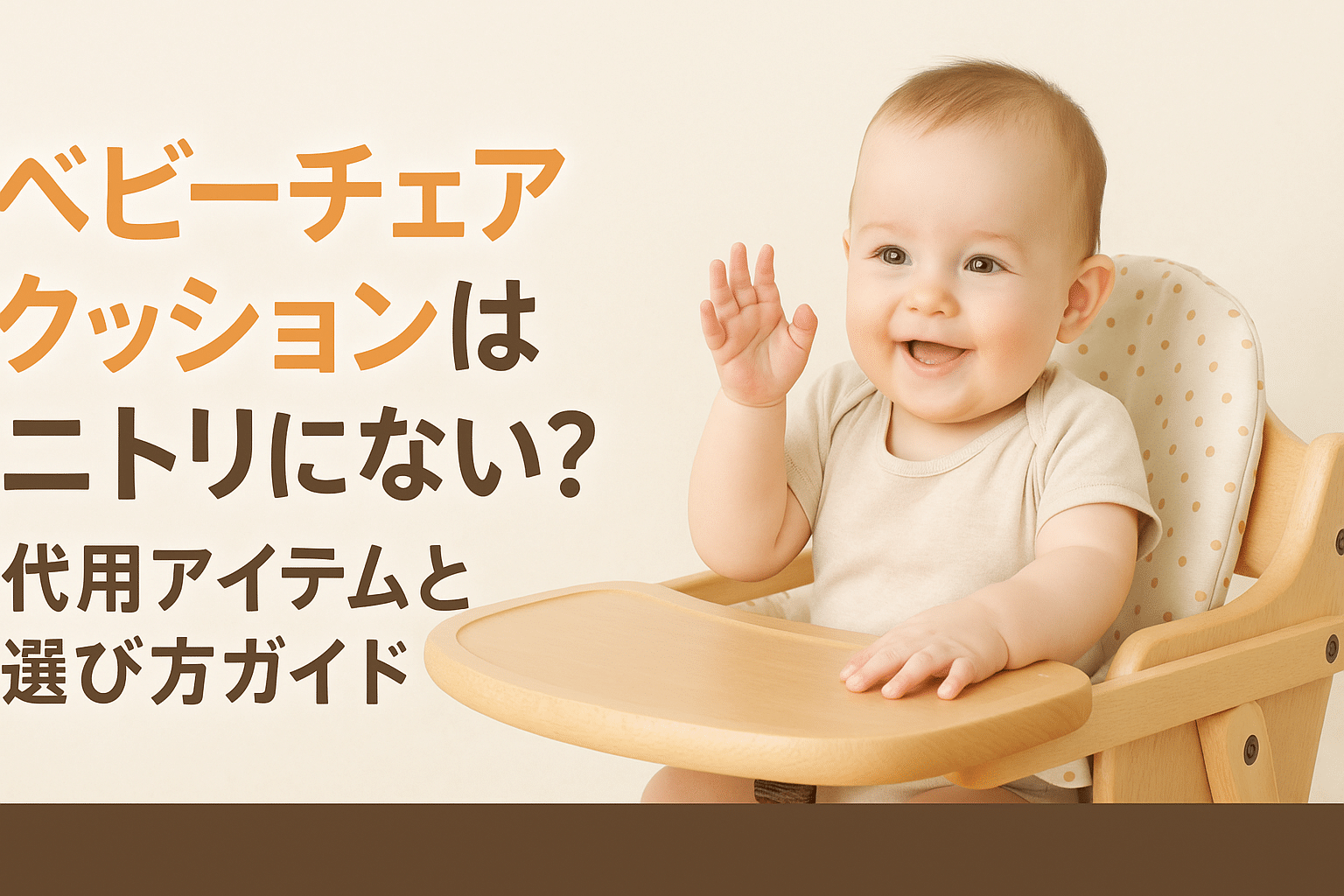 ベビーチェア クッション ニトリ