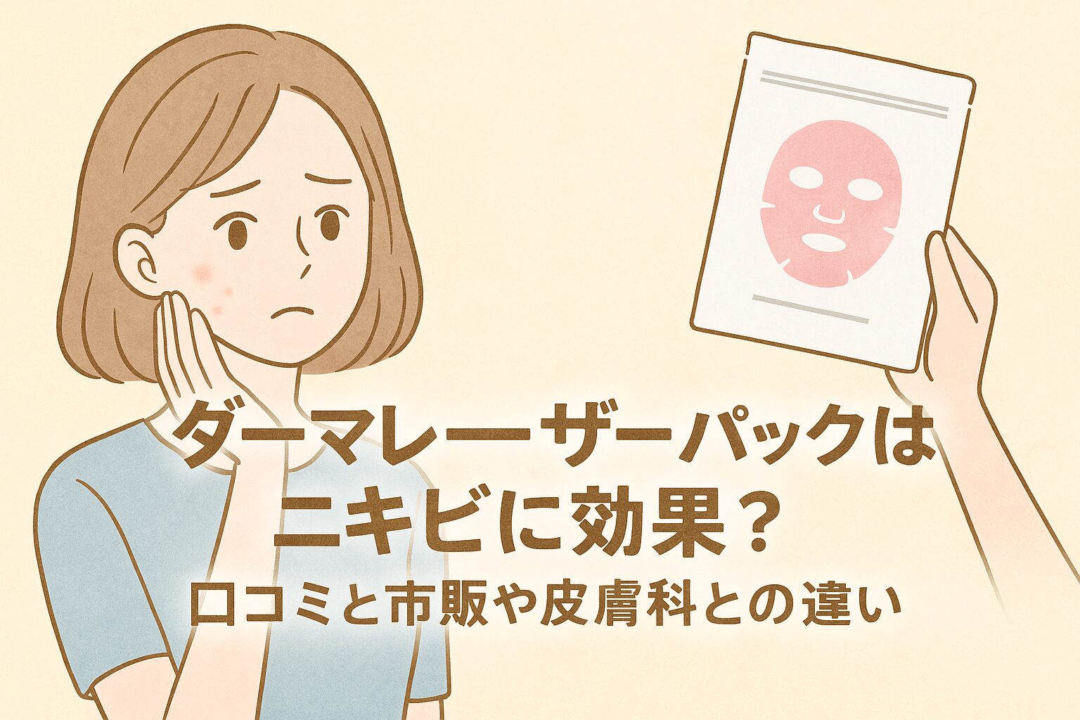 ダーマレーザー パック ニキビ