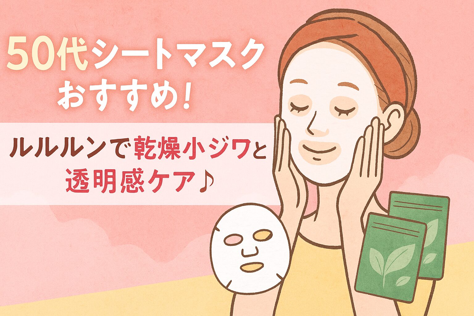 50代 シート マスク おすすめ ルルルン