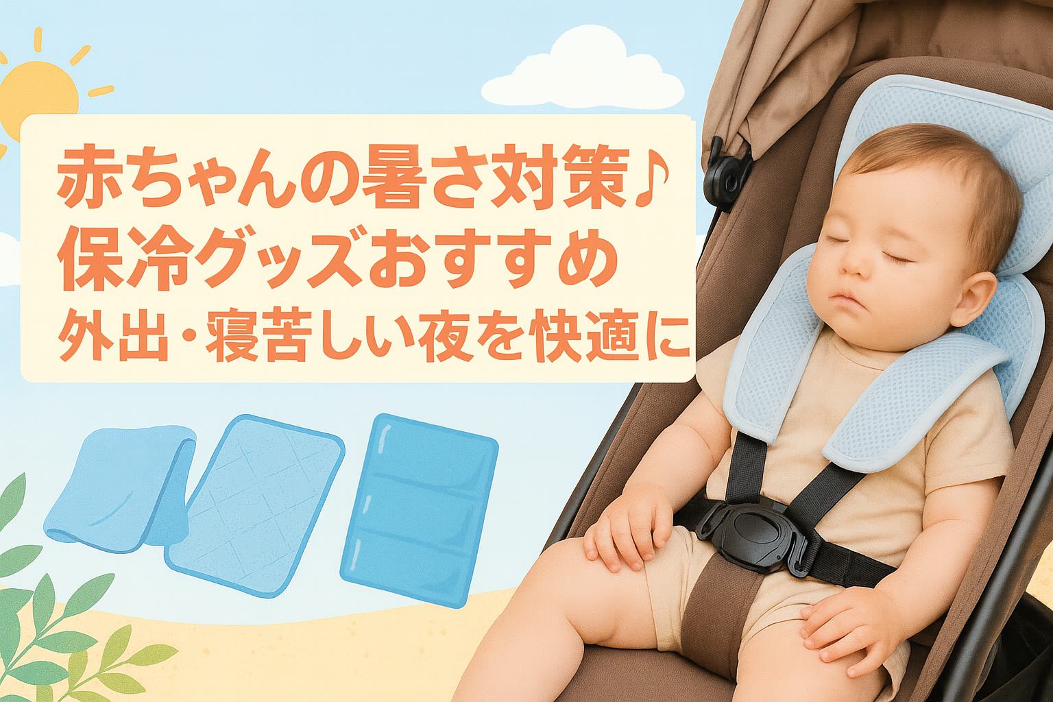 赤ちゃん 暑さ対策 保冷グッズ おすすめ