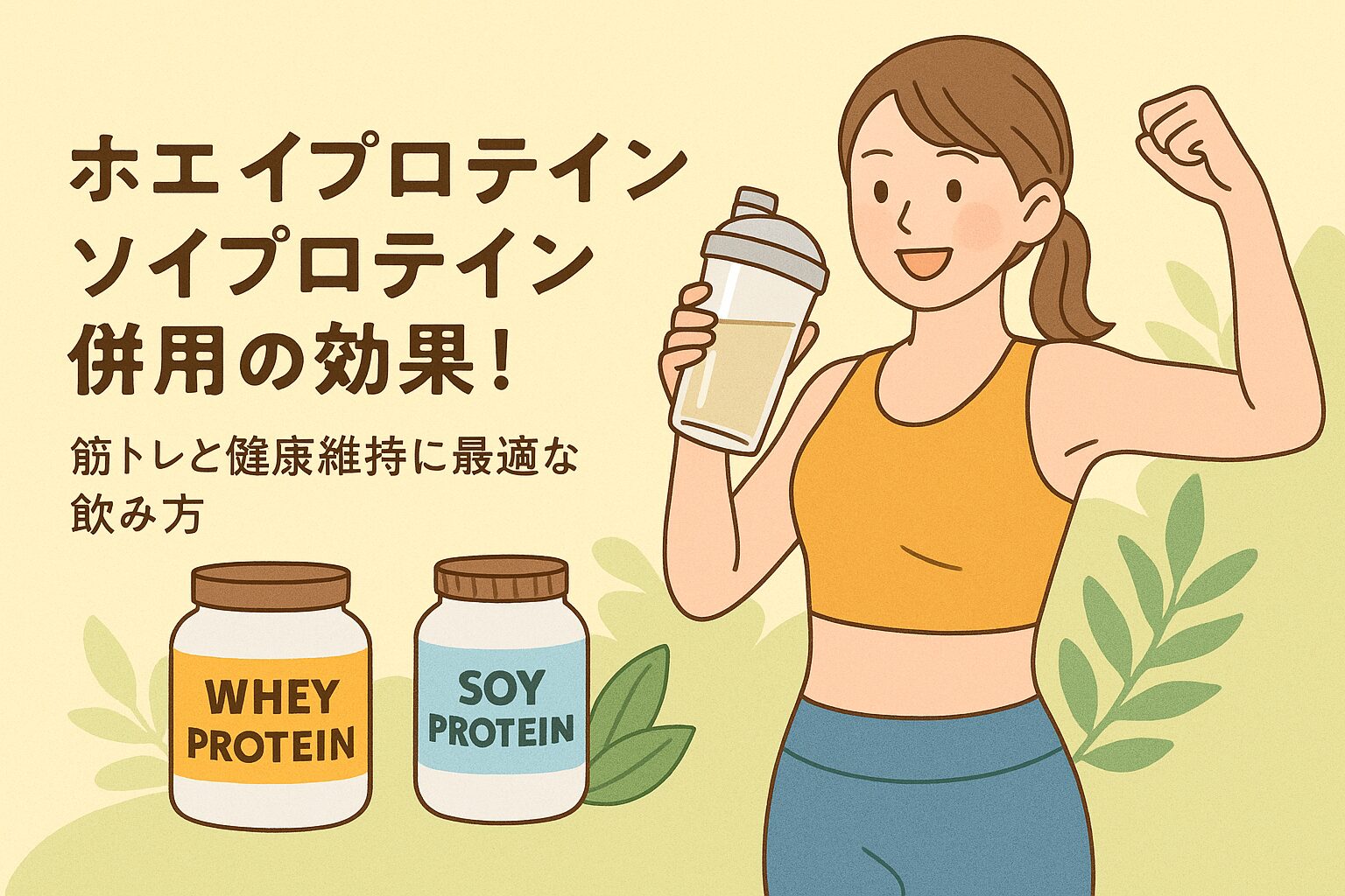 ホエイ プロテイン ソイ プロテイン 併用