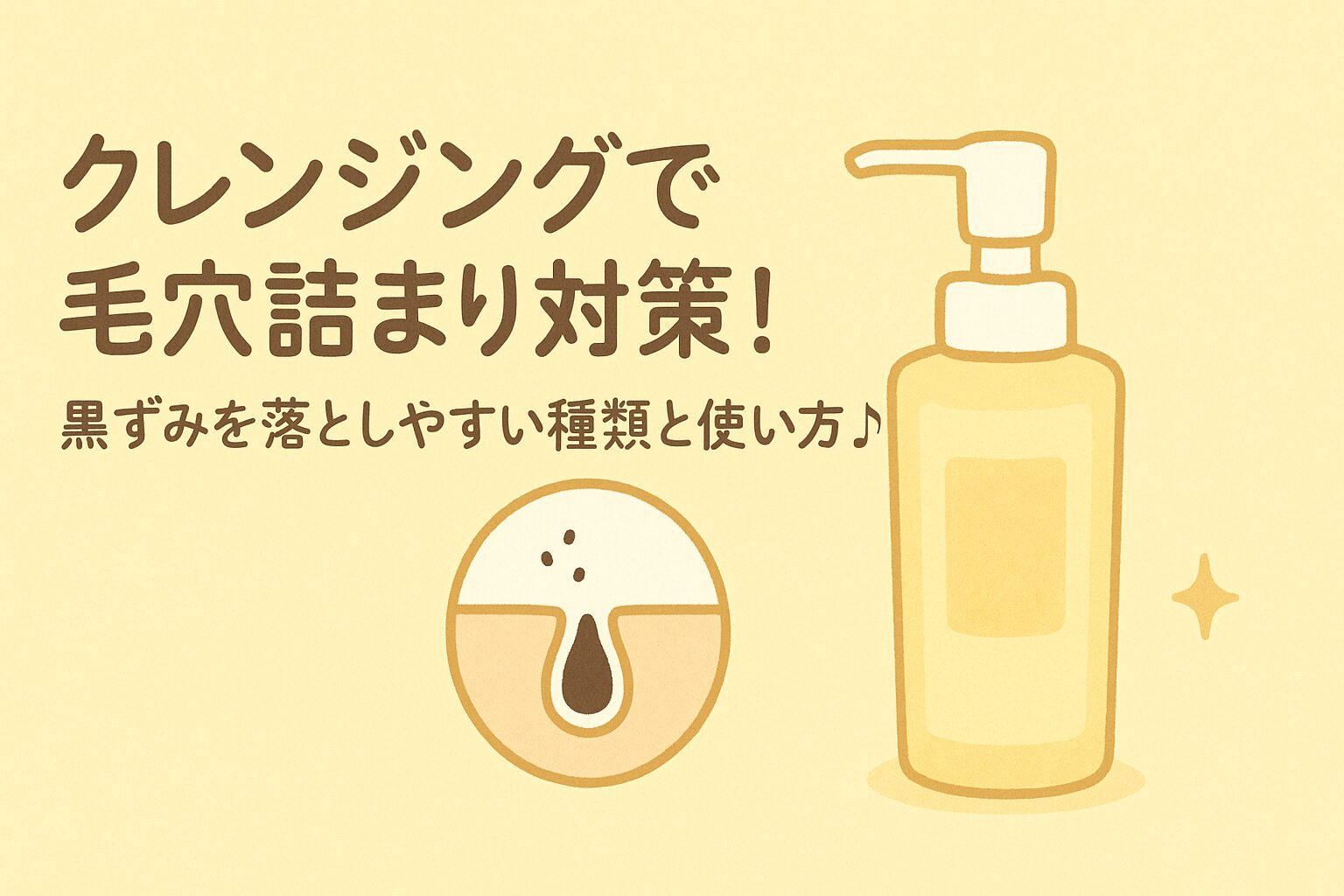 クレンジング 毛穴 詰まり