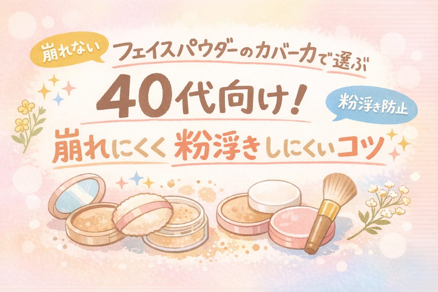 フェイス パウダー カバー 力 40 代