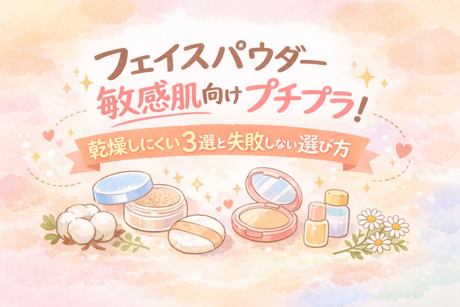 フェイス パウダー 敏感 肌 プチプラ