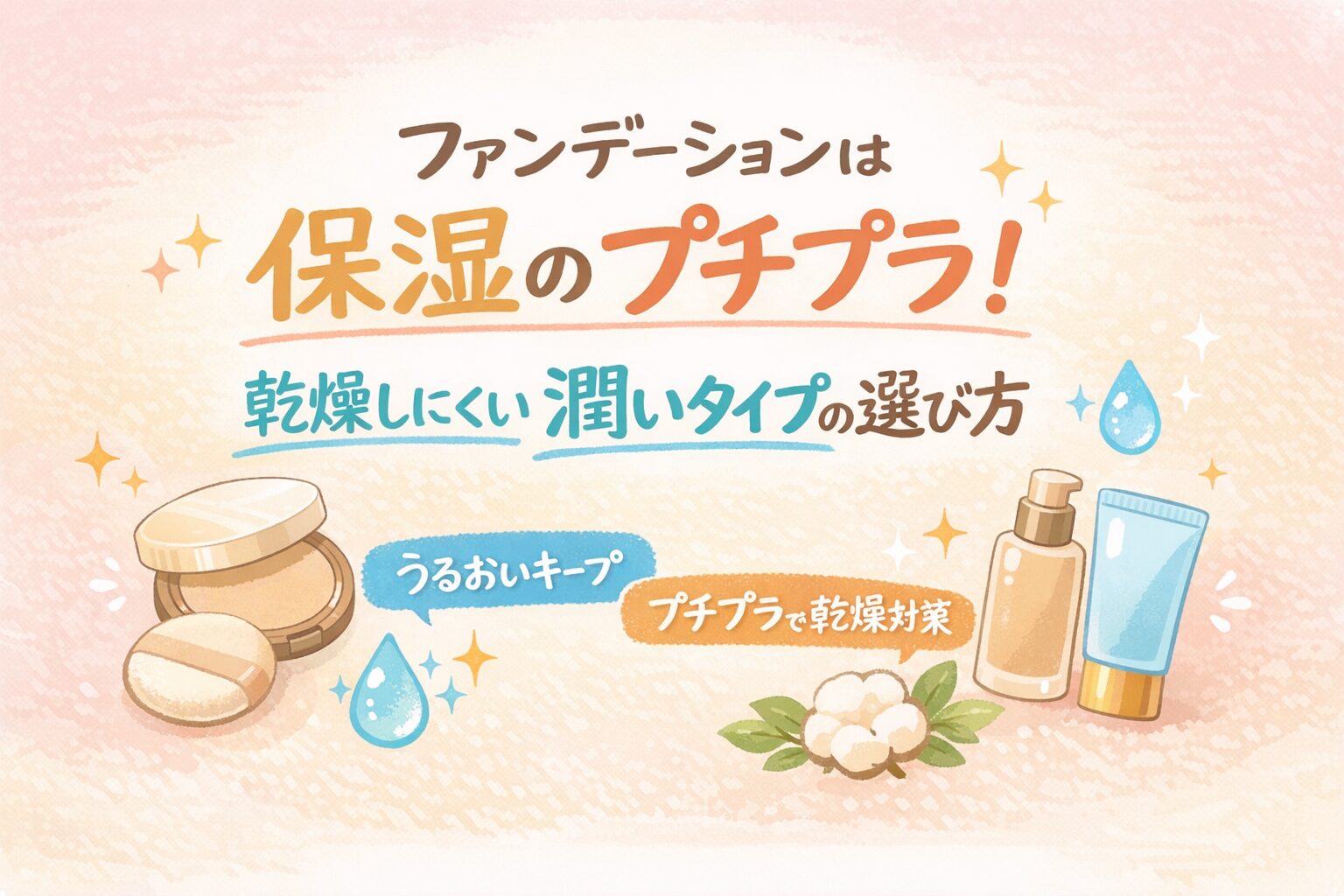 ファンデーション 保湿 プチプラ