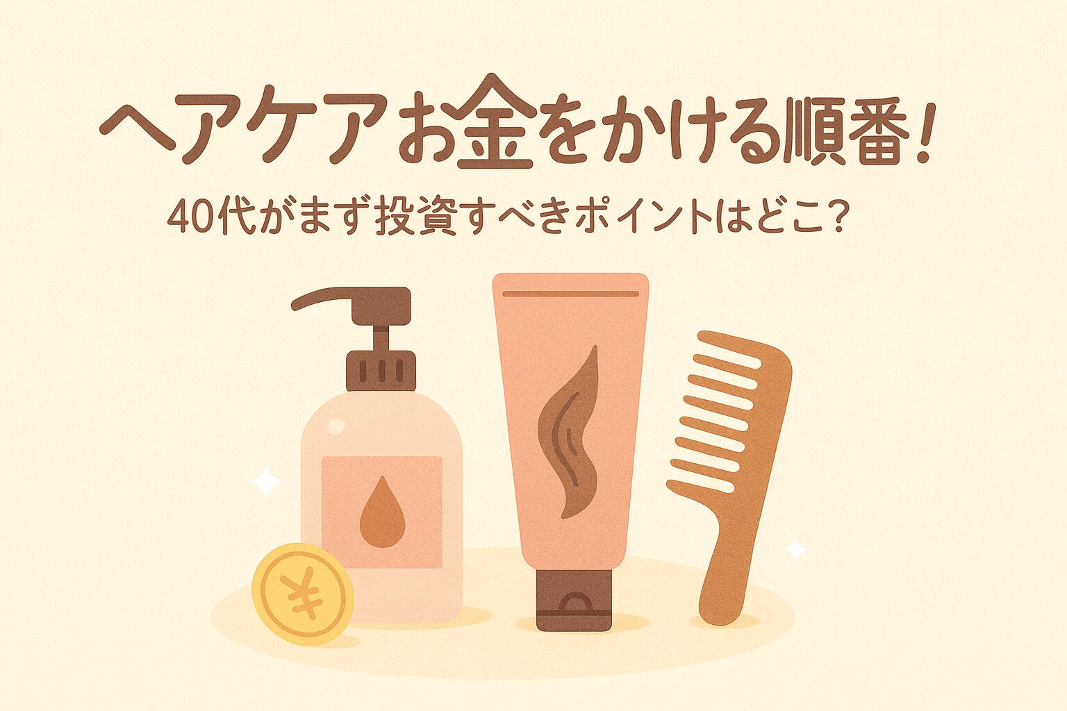 ヘアケア お金 を かける 順番