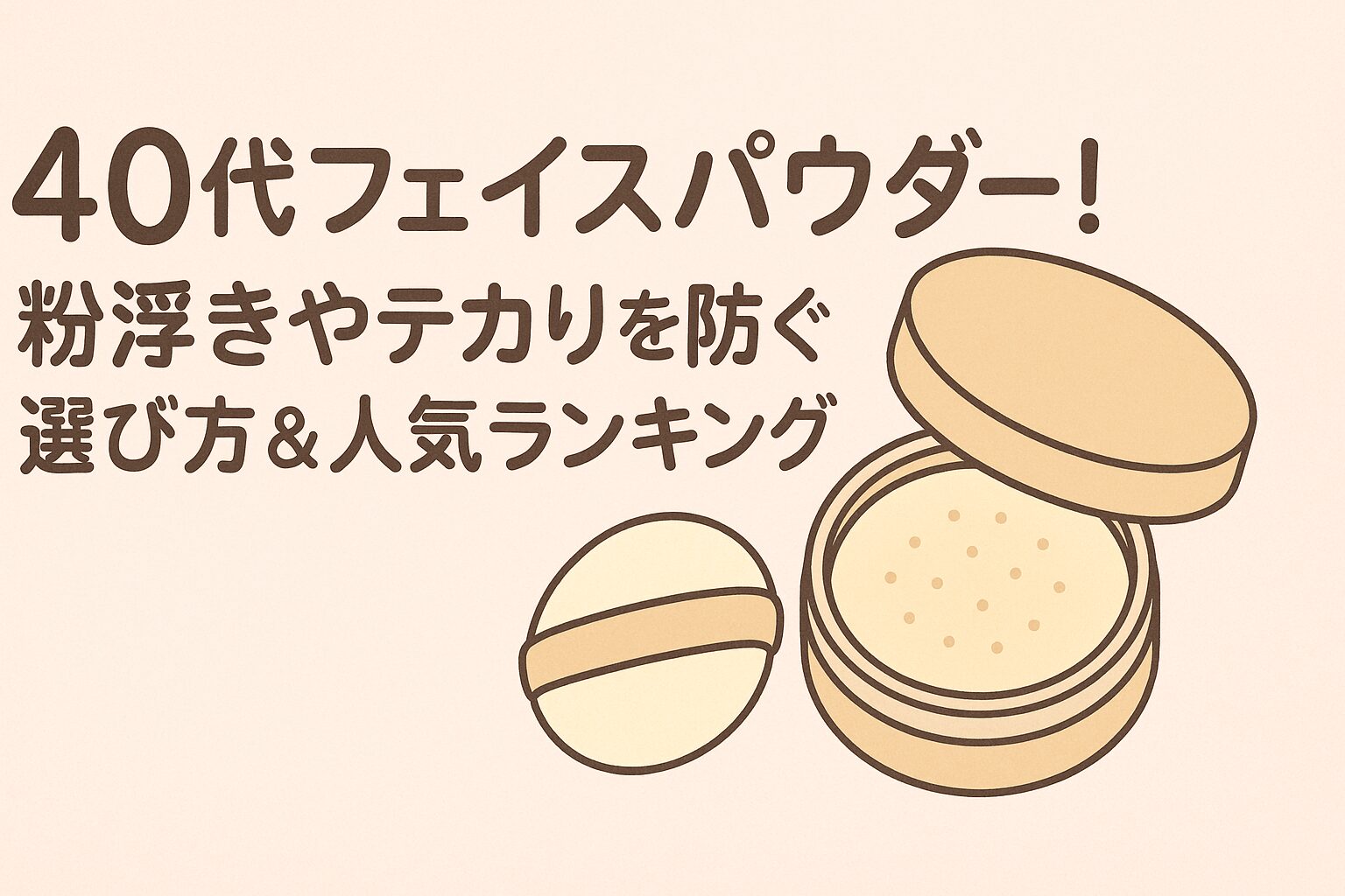 40代 フェイスパウダー
